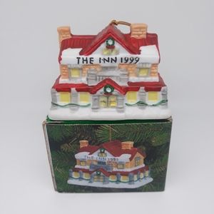 Vintage Badcock Collectible VILLAGE INN Christmas Ornament in Box